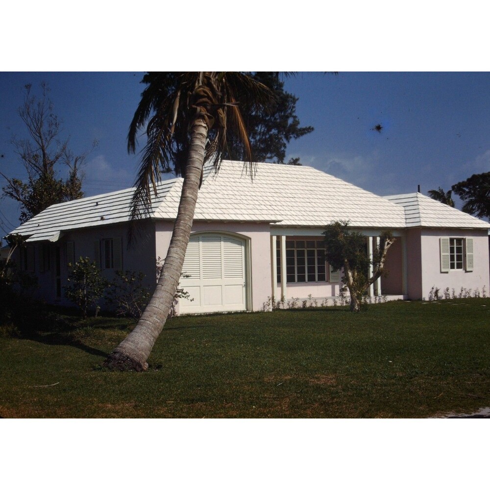 Kodak Slide 1950s Red Border Kodachrome White House In Florida
